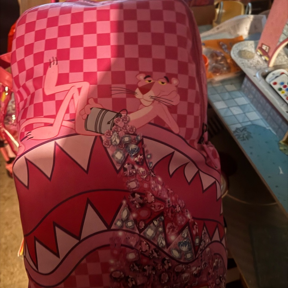 Sprayground Pink Panther Jewel Kids Backpack